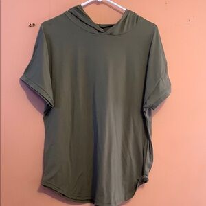 Olive Green Women's Hooded Top